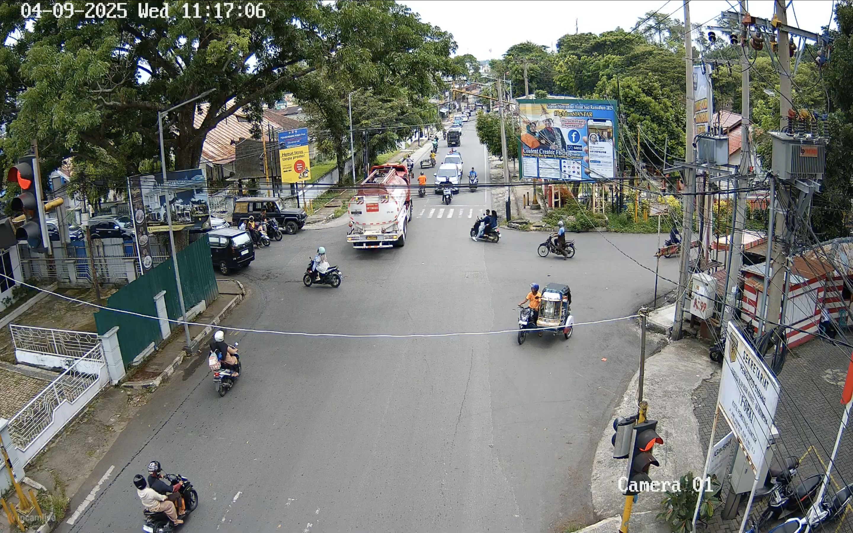 Thumbnail CCTV Jalan Sudirman ke Jalan Ade Irma